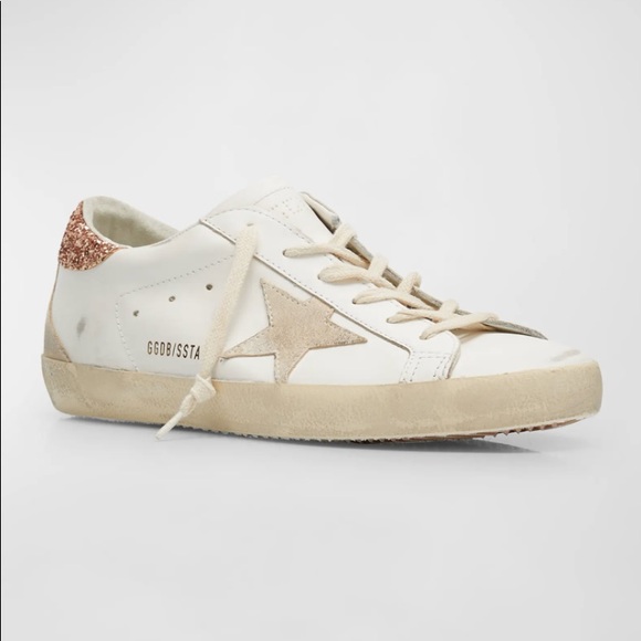 Golden Goose Super-star Leather Upper Sue Sneakers - Picture 1 of 3